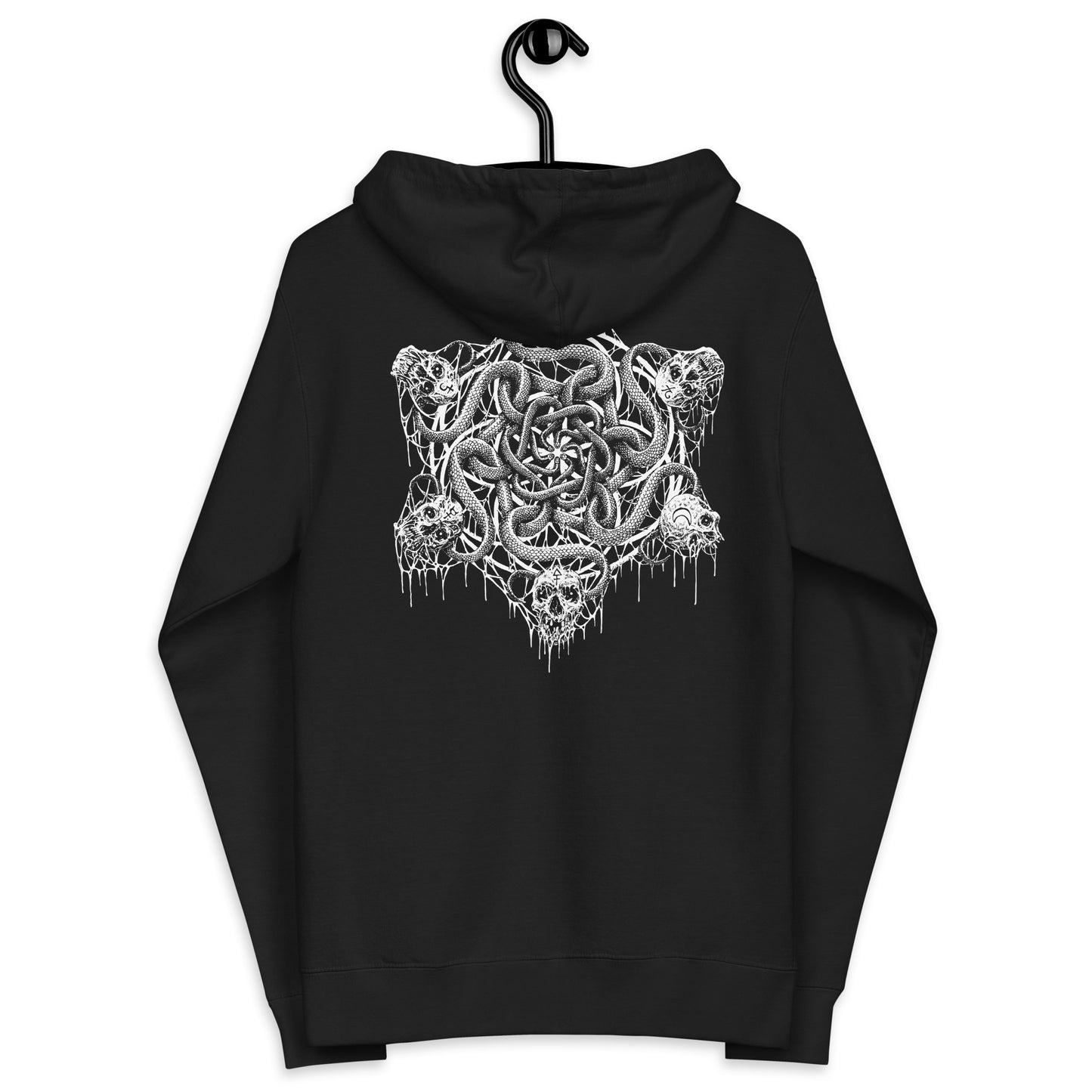 Skull & Snake Unisex Zip-Up Hoodie